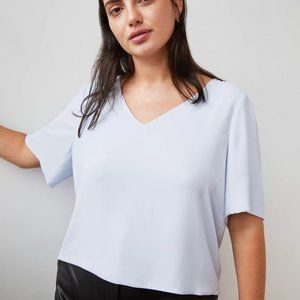 Babaton Randy Blouse in White
